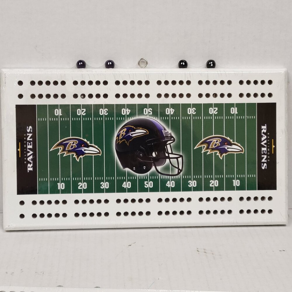 NFL - Baltimore Ravens Cribbage Board, NEW